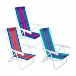 Conj  3 Cadeiras Reclin veis Mor A o Polietileno 2