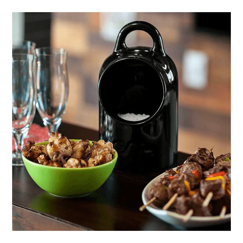 Saleiro Oxford 25x14cm Porcelana Preto 1