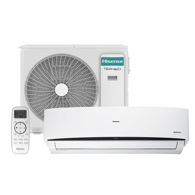 AC Hisense AS-30UW2 Inverter 30000 BTUs Quente e frio Wi-Fi 1