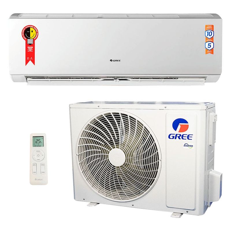 AC Gree G-Top Inverter 30000 BTUs Quente e frio GWH30AGEXH 0