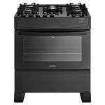 Fog o a G s Atlas M naco Top Glass 5 Bocas Auto Preto 0