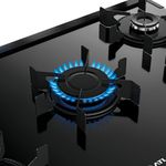 Fog o a G s Atlas M naco Top Glass 5 Bocas Auto Preto 5