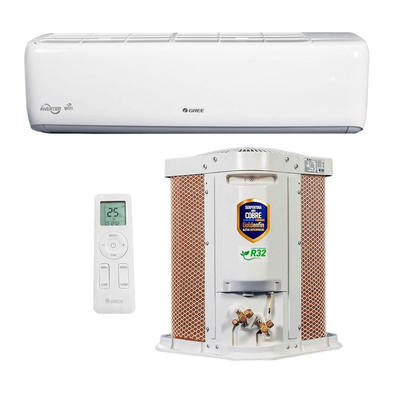 Ar Condicionado Split Inverter - Quente e Frio Wi-Fi - Gree G-Top 18000 BTUs 0