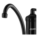 Purificador de  gua Lorenzetti Acqua Bella de Parede  sem Refrigera  o  Preto 3