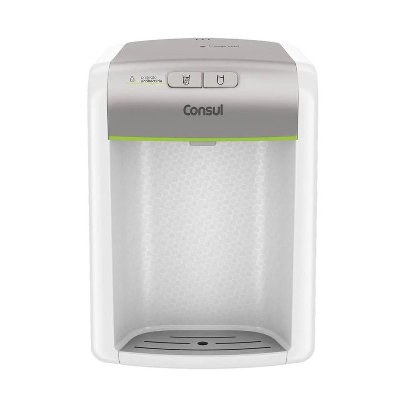 Purificador De  gua Consul Compacto  Sem Refrigera  o  Com Filtragem Classe A  Prata  - Cpb34asv Bivolt 0