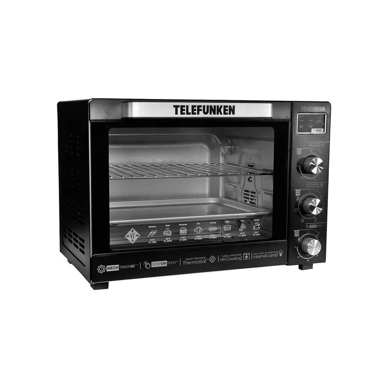 Forno El trico Telefunken 80l  Preto - Tf-E850c 220v 0