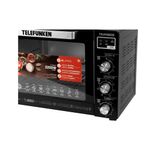 Forno El trico Telefunken 80l  Preto - Tf-E850c 220v 4