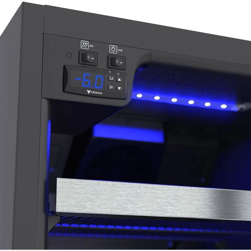 Cervejeira Venax Blue Light 100L 220V Preto Fosco 3