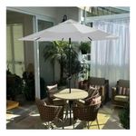 Ombrelone Aluminio Off White 2 7m Zaka - 957 2