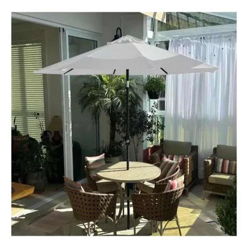 Ombrelone Aluminio Off White 2 7m Zaka - 957 2