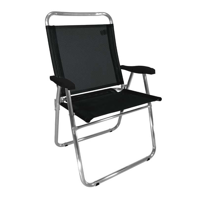 Cadeira King Zaka KNG301 140Kg Preto Plus Size 0