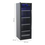 Cervejeira Venax Blue Light EXPVQBL 209l Preto Fosco - 110V 1