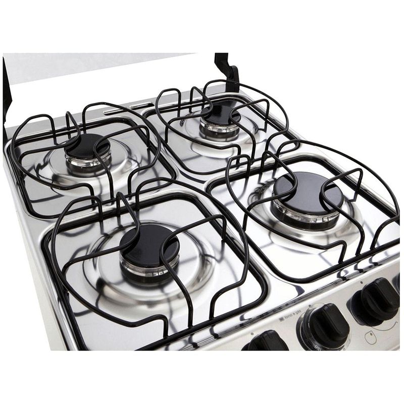 Fog o a G s Brastemp Clean 4 Bocas  de Piso  Acendimento Autom tico  Branco - BF04NA 3