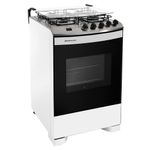 Fog o a G s Brastemp Clean 4 Bocas  de Piso  Acendimento Autom tico  Branco - BF04NA 9