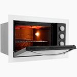 Forno El trico de Embutir Fischer Fit Line  44L  Frontal Branco - 26818-58803 220V 3