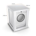 Secadora de Roupas Brastemp 10Kg  de Piso  Branca - BSR10BB 110V 1