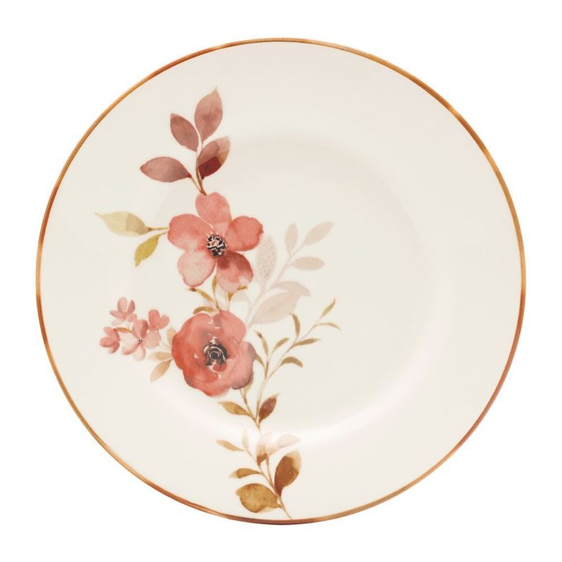 Prato Lanche Oxford Biona Donna 5029 19cm Branco 0