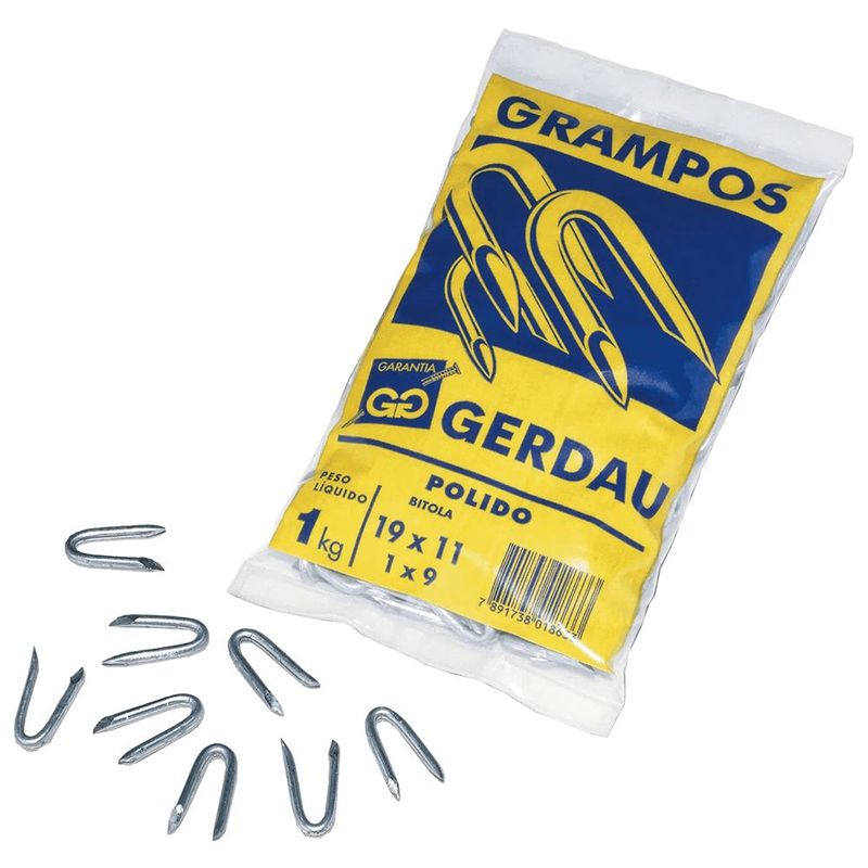 Grampo Gerdau 19 x 11 - 1Kg 0