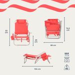 Cadeira Espregui adeira Mochila Nau Coral 5