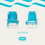 Cadeira Espregui adeira Mochila Nau Azul Piscina 4