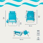 Cadeira Espregui adeira Mochila Nau Azul Piscina 5