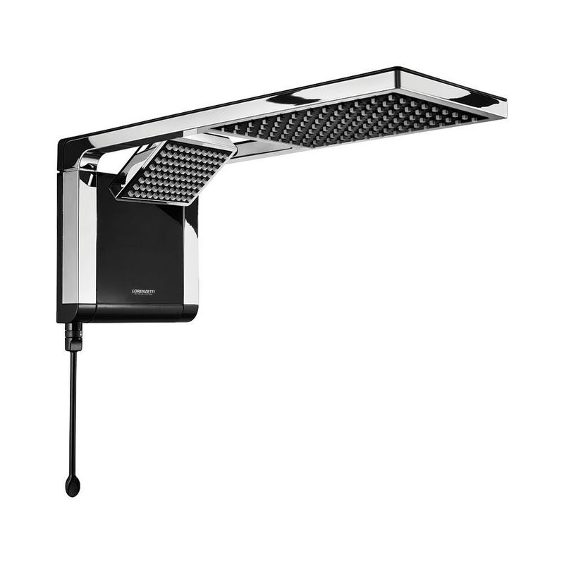 Ducha Lorenzetti Acqua Duo Ultra Eletr nica 7 800W Preto Cromado - 7510104 220V 0