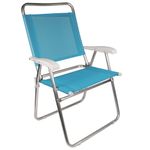 Cojunto 2 Cadeiras Alta Master Aluminio Dobravel Mor 2119 2