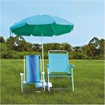 Conjunto Com 03 Cadeiras Reclin vel Mor Boreal Alum nio Azul- 2168 2