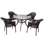 Conjunto Jardim Mor Atacama Alum nio Rattan 9140 0