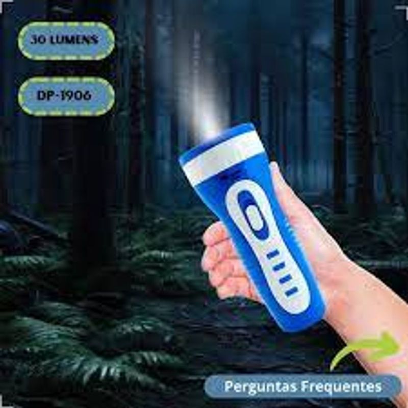 Lanterna Manual 5 LEDs Refer ncia 1906 Dinax 2