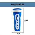 Lanterna Manual 5 LEDs Refer ncia 1906 Dinax 3