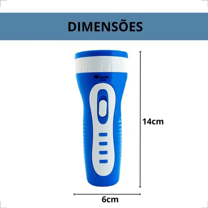 Lanterna Manual 5 LEDs Refer ncia 1906 Dinax 3