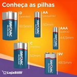 Pilha Alcalina D Grande com 2 Unidades Rayovac 2