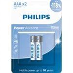 Pilha Alcalina Palito Aaa Philips Com 2 Unidades - Lr03p2b 59 2