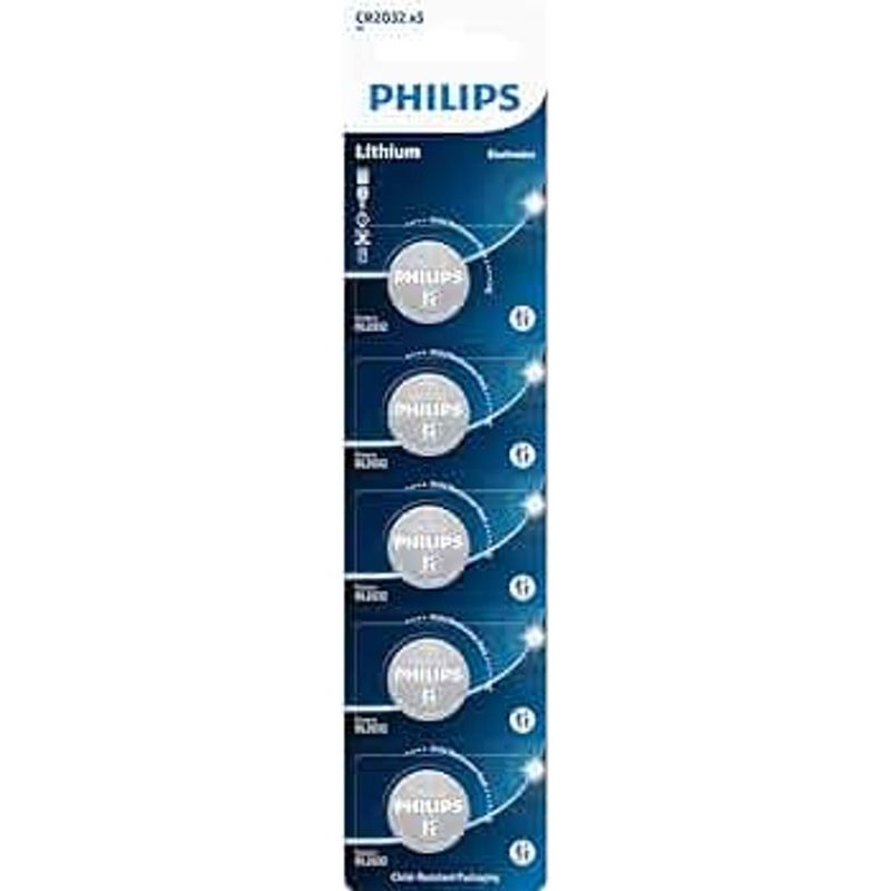 Bateria De L tio Philips Cr2032 3v  1 Unidade - Cr2032p5b 59 2
