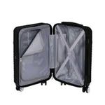 Conjunto De Malas De Viagem Mor P M G Em Abs  Preto - 8620 2