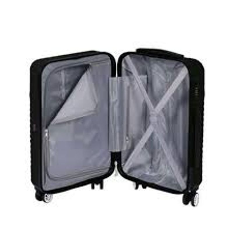 Conjunto De Malas De Viagem Mor P M G Em Abs  Preto - 8620 2