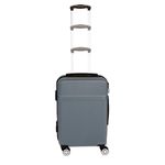 Mala De Bordo Mor Em Abs  Cinza - 8623 0