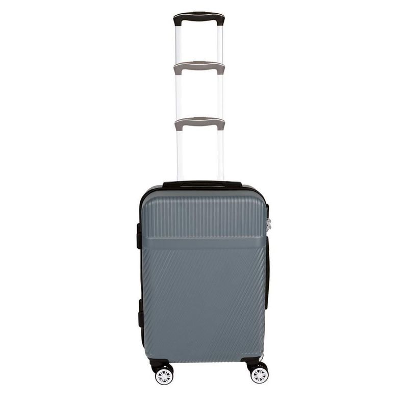 Mala De Bordo Mor Em Abs  Cinza - 8623 0