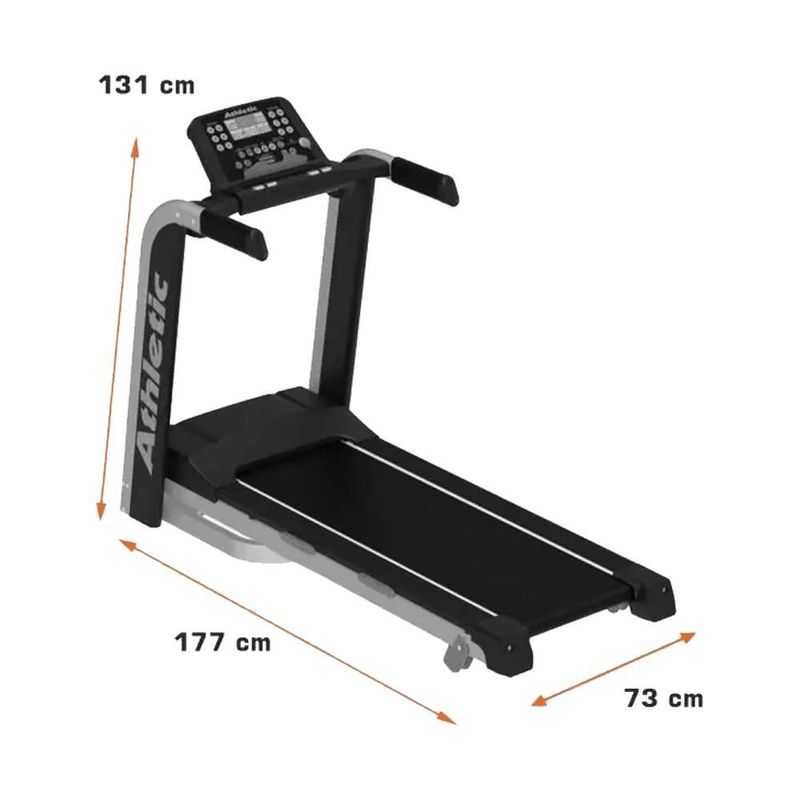 Esteira Ergom trica Athletic Performance 710t 16 Km H 220V 4
