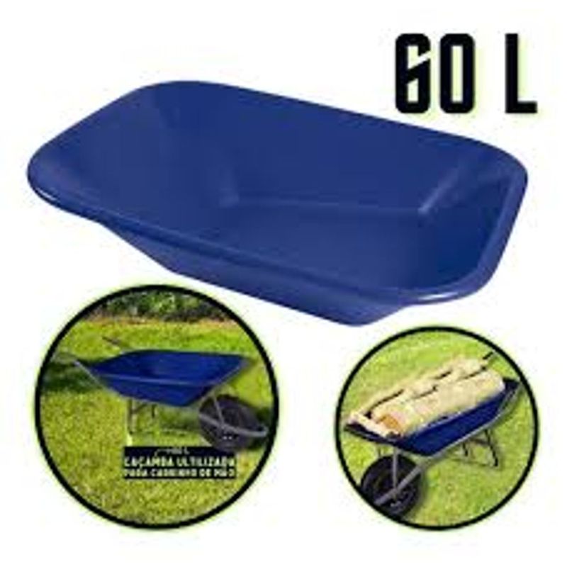 Ca amba Pl stica Para Carrinho 60l Metasul 1