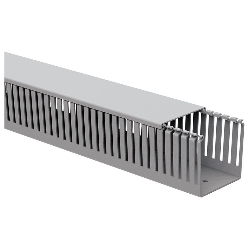 Canaleta Aberta Tramontina 80mm x 80mm x 2000mm Cinza - 57350 007 0