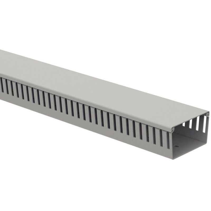 Canaleta Aberta Tramontina 80mm x 80mm x 2000mm Cinza - 57350 007 1