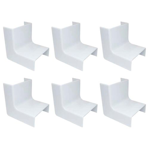 Kit Com 6 Cotovelos Internos 50mm x 20mm Tramontina Branco - 57300/052