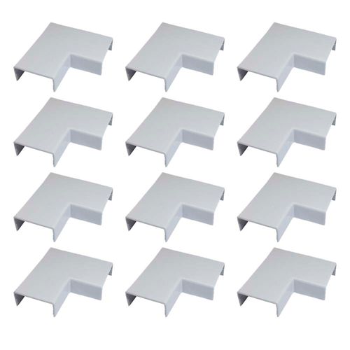 Kit Com 12 Cotovelos 90 Graus 20mm x 10mm Tramontina Branco - 57300/041