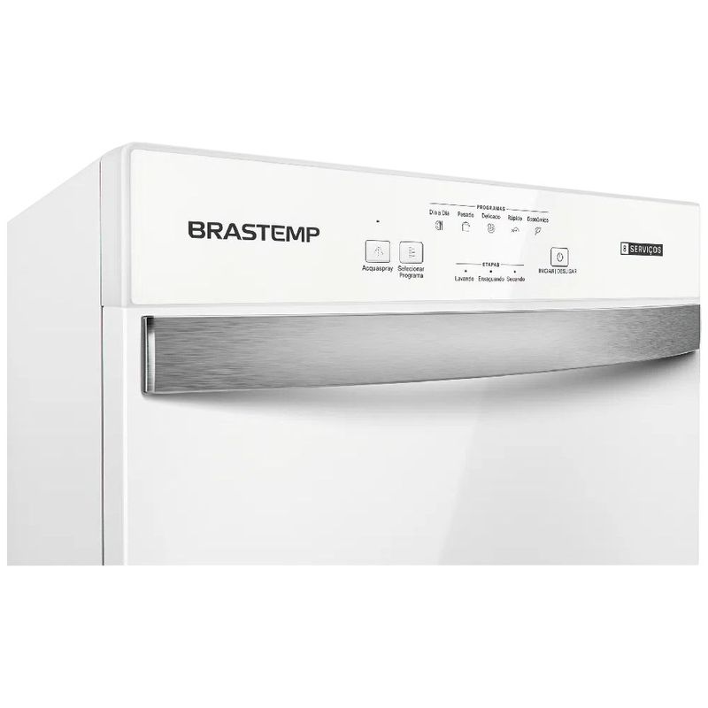 Lava-Lou as Brastemp Compacta 8 Servi os  Branca - BLF08BB 220V 2