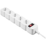 Protetor Eletr nico Intelbras 5 Tomadas Branco  Cabo de 1M - EPE 205BR 2