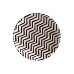 Prato Lanche 20 50cm Porto Brasil Coup Chevron  Cer mica - 14968301 0