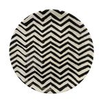 Prato Lanche 20 50cm Porto Brasil Coup Chevron  Cer mica - 14968301 1