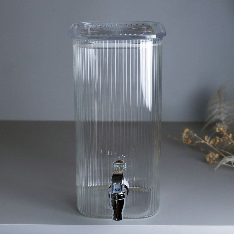 Suqueira Vidro Quadrado Lines 2 8l Lyor 220830 1